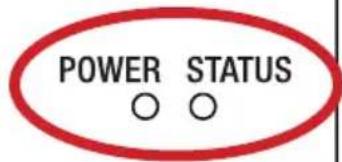 POWER STATUS ○ ○