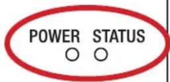 POWER STATUS ○ ○