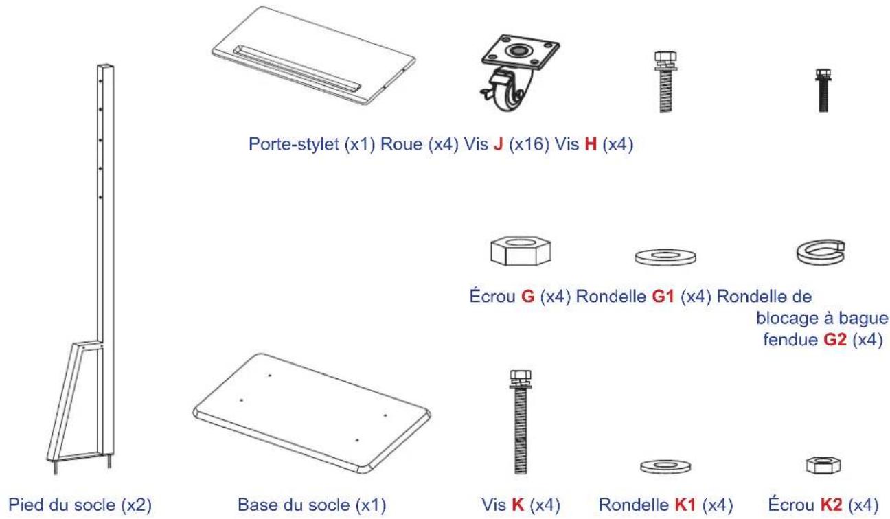 OPTOMA 5862RK - Installation par montage sur socle (en option) - 1
