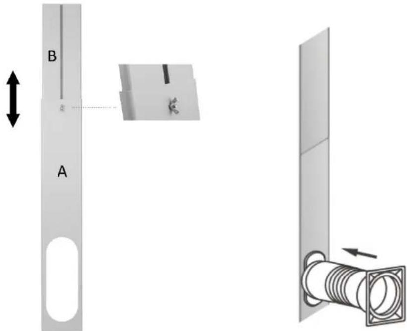 B A