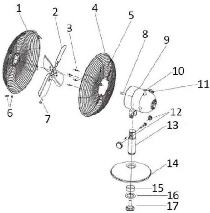 Emerio FN110139.1 - DESCRIPTION DES PIÈCES - 1