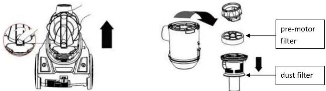 Emerio VCE108278.10 - CLEAN THE DUST BARREL - 3
