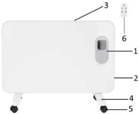 Emerio PH117294.1 - Pannello di controllo e display digitale - 1