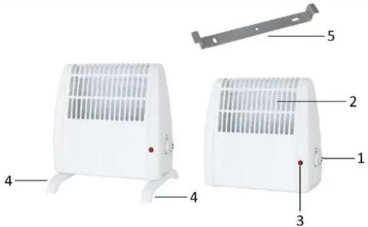 Emerio FG117320.3 - BESKRIVNING AV DELAR - 1