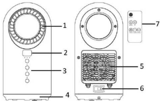Emerio FH124260.1 - Display panel & control panel - 1