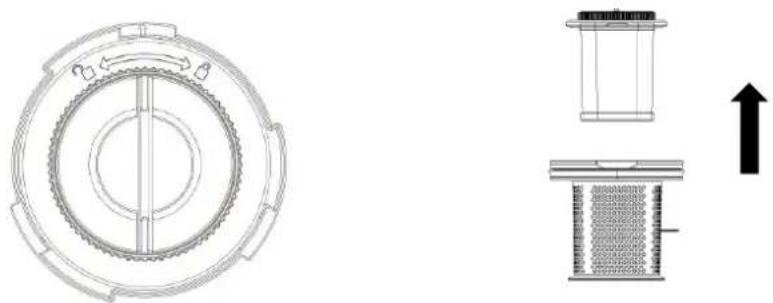 Emerio UVC121220.14 - How to clean the dust cup filter: - 1