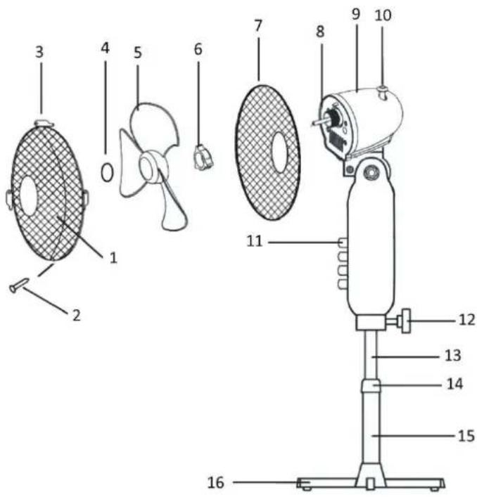 Emerio FN111557.1 - DESCRIPTION DES PIECES - 1