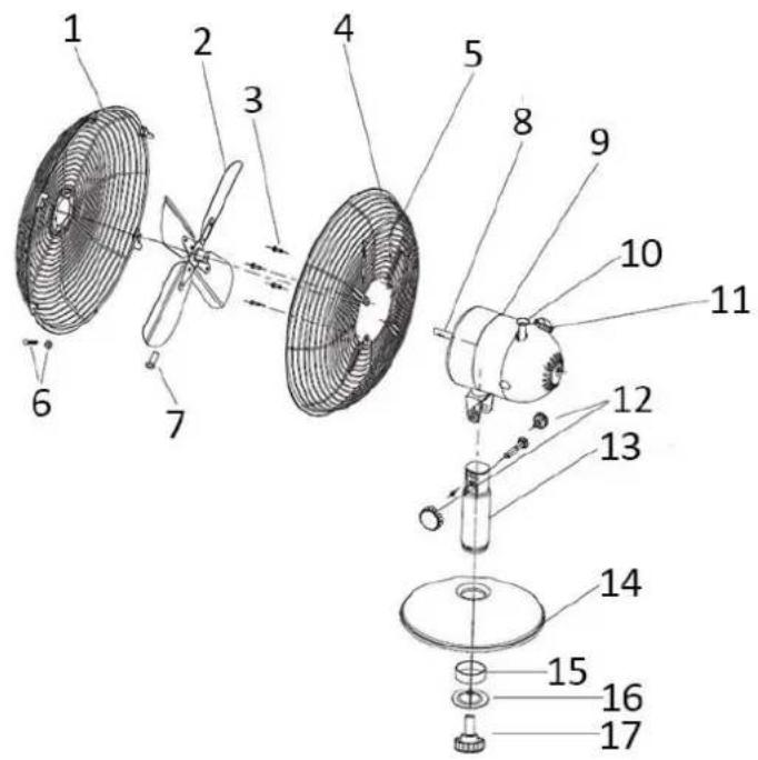 Emerio FN110139.3 - Description des pièces - 1