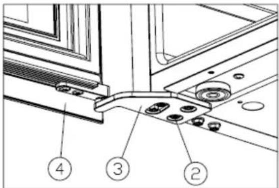 CLIMADIFF CBI28S1B - Reversing the door - 5