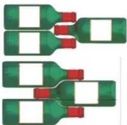 CLIMADIFF CBI44S1B - Methodes om flessen kruiselings neer te leggen: - 1