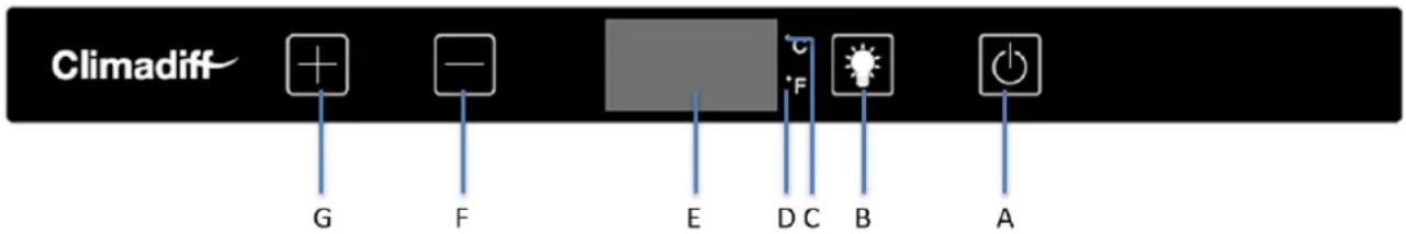 CLIMADIFF CBI44S1B - Temperature setting - 1
