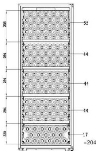 CLIMADIFF CPW204B1 - Announced capacity - 2