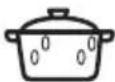 ZANUSSI ZVEKM6KN - Recommended power settings for different kinds of food - 5