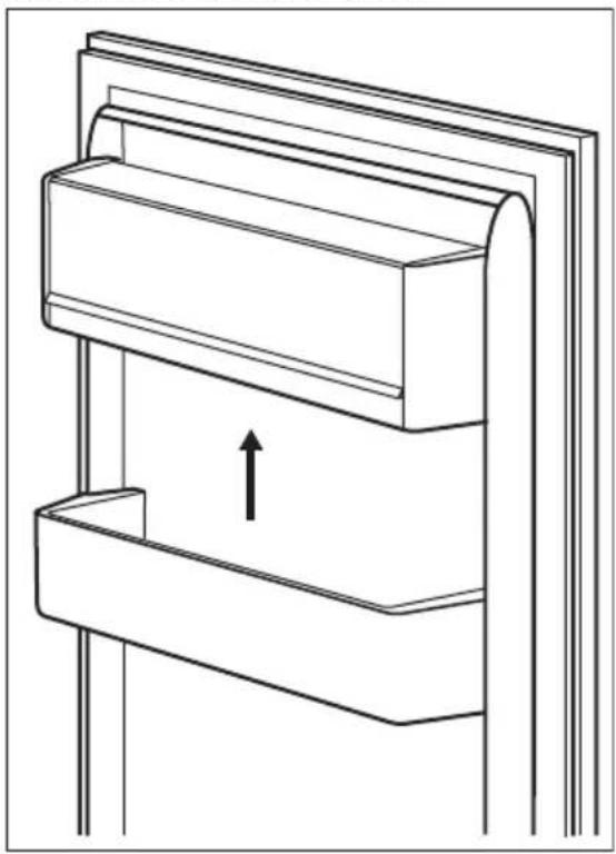 ZANUSSI ZRAX10FS2 - POSITIONNEMENT DES ÉTAGÈRES DE PORTE - 1