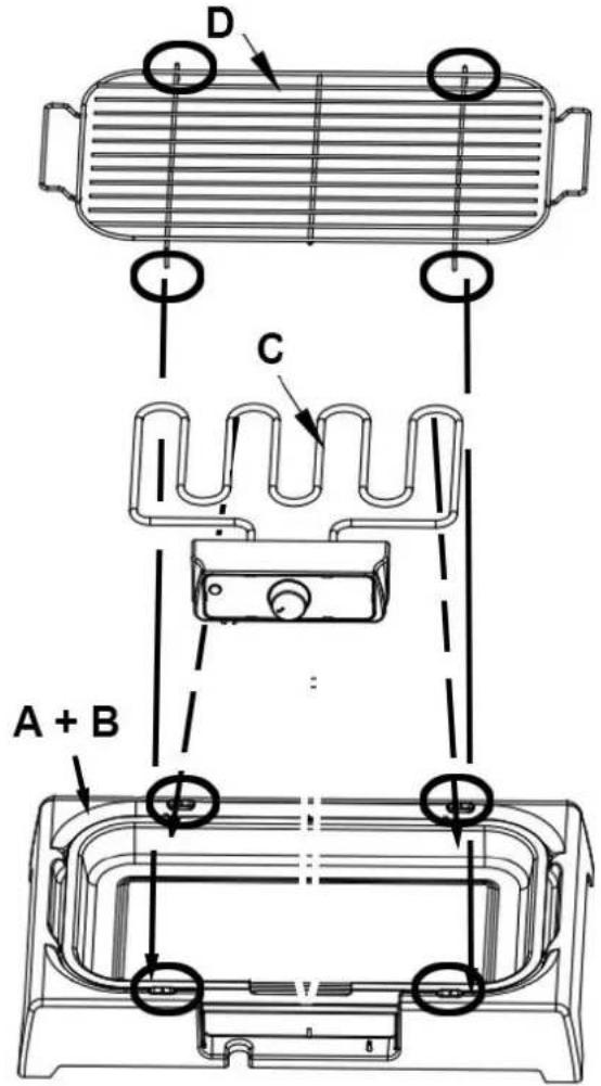 TECHWOOD TBQ825P - ASSEMBLAGE DU BBQ - 2