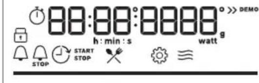 ZANUSSI ZVEKM6XN - Touches tactiles du bandeau de commande - 1