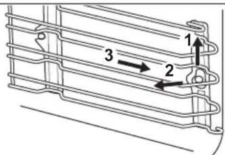 ZANUSSI ZVEKM7XN - Entfernen von Einhängegittern - 1