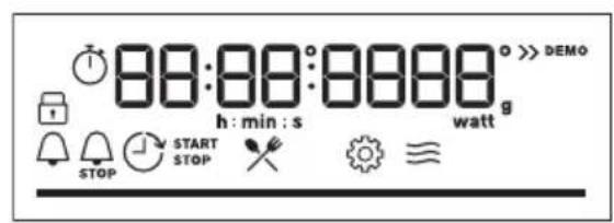 ZANUSSI ZVEKM7XN - Control panel sensor fields - 1
