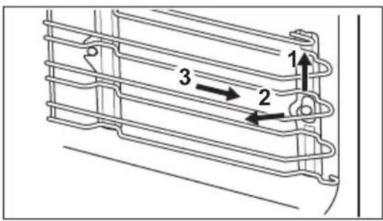 ZANUSSI ZVEIM6KN - Cómo quitar: Carriles de apoyo - 1