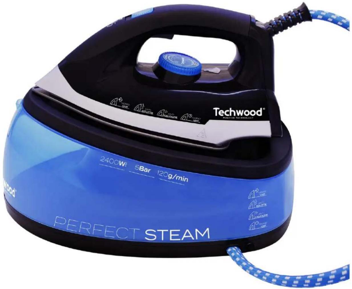 Techwood® POSITIVE TECHNOLOGY 2400W! 5Bar 120g/min PERFECT STEAM