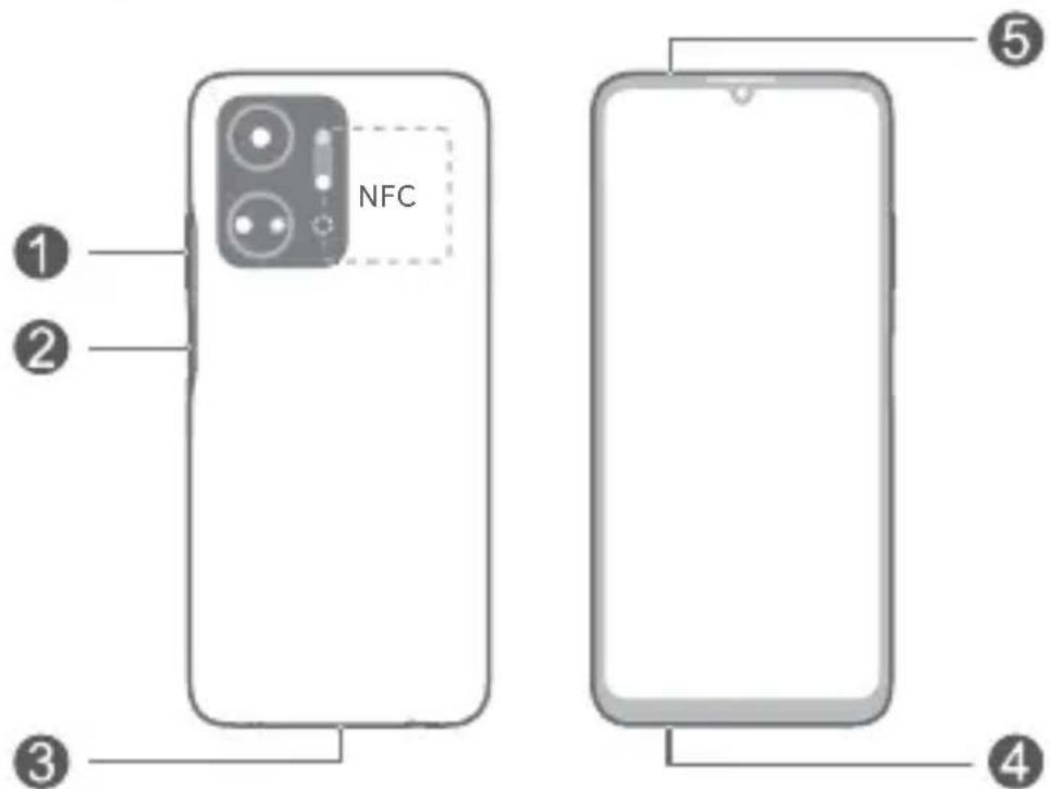 HONOR X7a - Conoscere il disposativo - 1