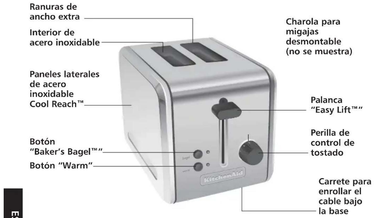 KITCHENAID KMTT200 - Characteristicas del Tostador KitchenAid - 1