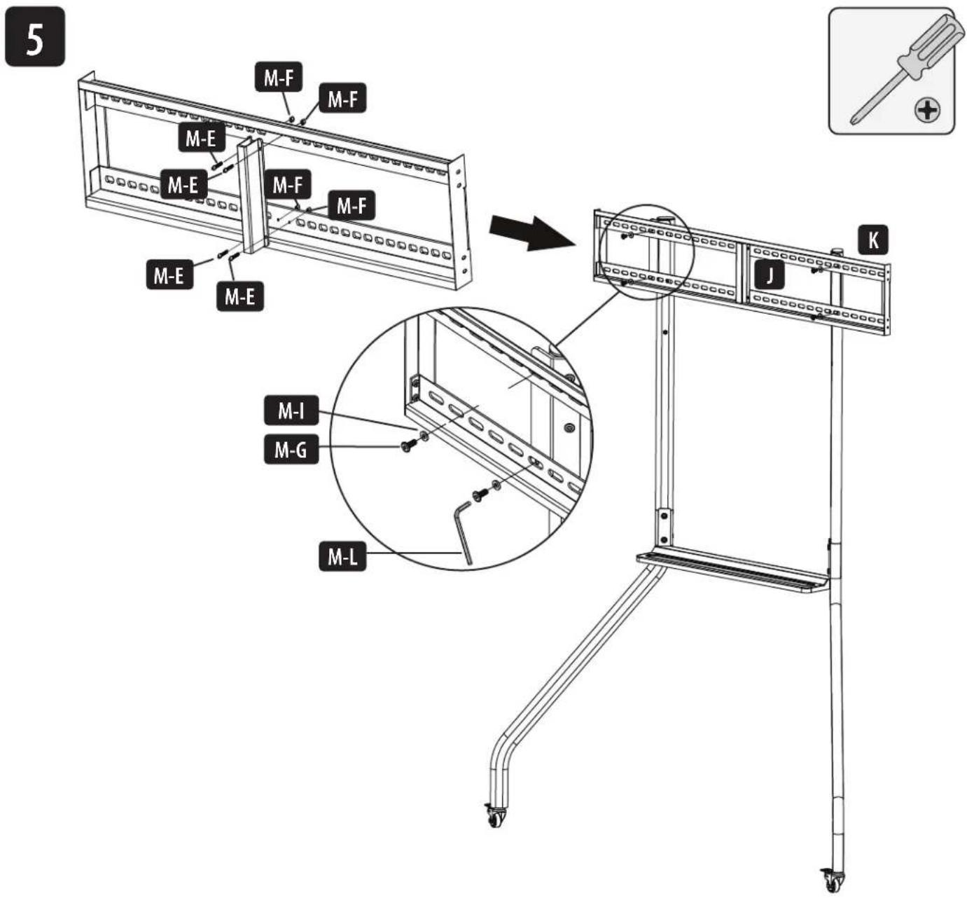 Tripp Lite DMCS5585WL - Порядок сборки - 1