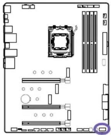 NZXT N7 B650E - FRONT PANEL CONNECTOR - 1