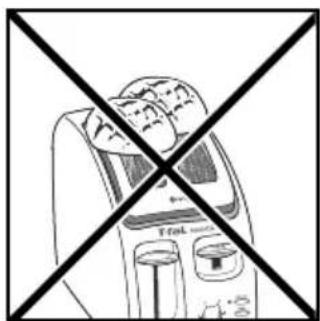 TEFAL Avante 8749 - DO NOT - À NE PAS FAIRE - 5