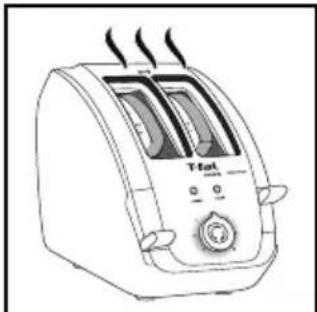TEFAL Avante TT7101 - TOASTING BREAD - GRILLAGE DU PAIN TOSTADO DEL PAN - 3