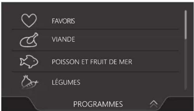 ASKO OP8678GG - Sélection d'un programme - 2