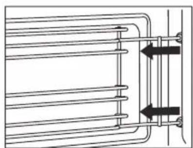 ASKO OP8678GG - Retrait et nettoyage des gradins en fil d'inox. - 2