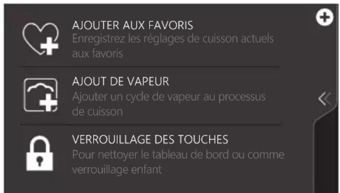 ASKO OCS8678GG - Utilisation du menu « plus - 4