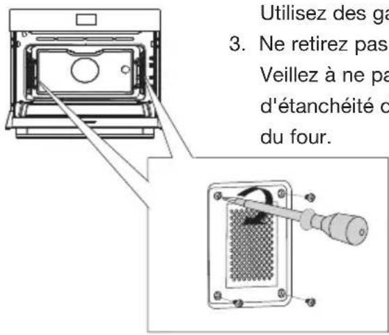 ASKO OCS8678GG - Remplacement de l'ampoule du four - 3