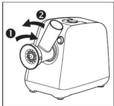 TEFAL Le Hachoir 1700 ME7021 - Montering av encheten på apparatet - 1