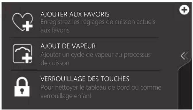 ASKO OCS8478GG - Utilisation du menu « plus - 4