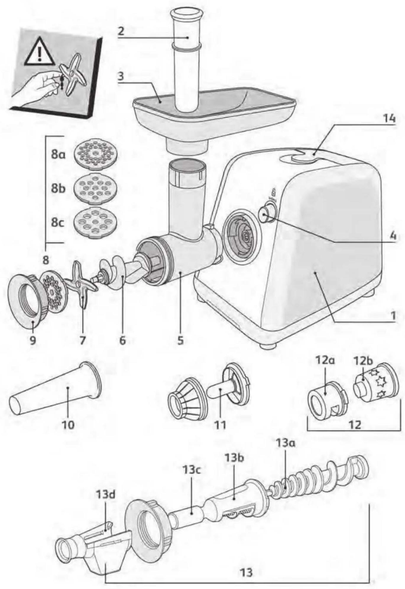 TEFAL Le Hachoir 1800 ME7101 - 1