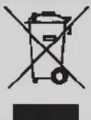 Symbol of a trash bin crossed out by two crossed lines, indicating no waste or discharge.