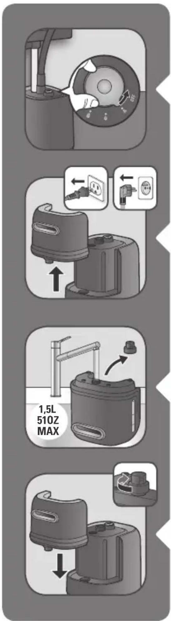 TEFAL Pro Style IT3440 - DURING USE / DURANT L'UTILISATION / WÄHREND DES GEBRAUCHS - 1
