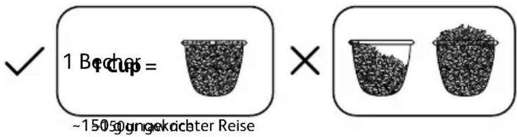 TEFAL Sphericook RK7458 - EMPFEHLUNGEN FÜR OPTIMALE ERGEBNISSE BEIM KÖCHEN VON REIS (Programme „Rice“ (Reis) und „Risotto/Pilaf“ (Risotto/Pilaw)) - 1