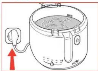 TEFAL Maxi Fry FF1055 - Vorheizen - 1