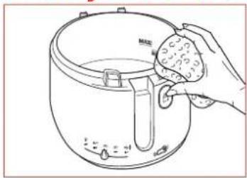 TEFAL Maxi Fry FF1055 - Nettoyer la friteuse - 1