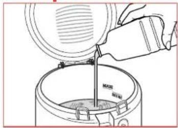 TEFAL Maxi Fry FF1055 - Remplissez la cuve - 1