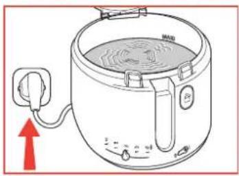 TEFAL Maxi Fry FF1055 - Voorverwarmen - 1