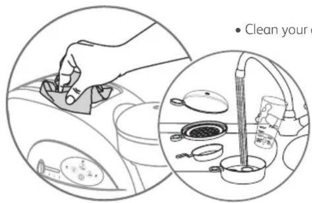 TEFAL Toast N Egg TT5515 - Before using your appliance for the first time - 2