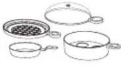 TEFAL Toast N Egg TT5515 - A) Cooking table for hard-boiled eggs, boiled eggs and soft-boiled eggs - 1