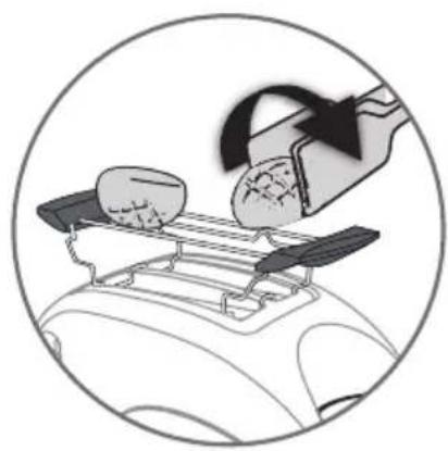 TEFAL Toast N Egg TT5515 - Croissantien, sämpylöiden ja makeiden leivonnaisten lämmitys - 5