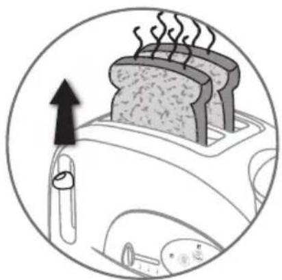 TEFAL Toast N Egg TT5515 - Stop / eject - 2