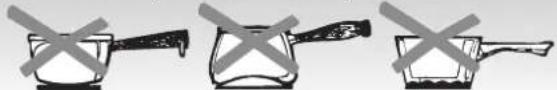 HOOVER HHK46C - HOB COOKWARE ADVICE - 1