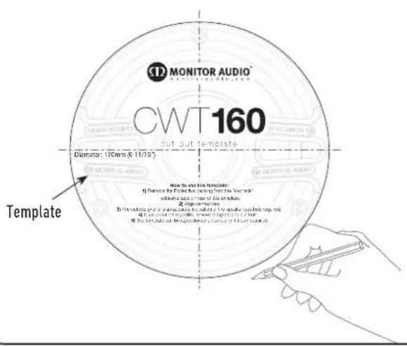 MONITOR AUDIO CWT180 - Не превышайте усилия в 5 кгс/см или 0.5 Нм при затяжке винтов креплений Tri-Grip. - 2